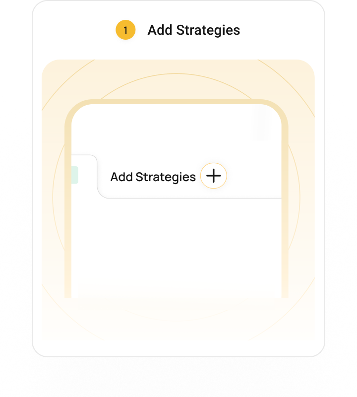 Pick a strategy and add